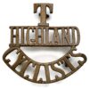 WW1 Territorial Battalion Army Highland Cyclists Corps Shoulder Title