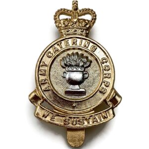 Army Catering Corps ACC Staybrite Anodised Cap Badge - Staybright