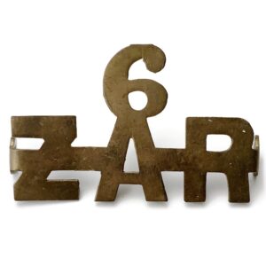 6th South African Army Infantry Division Africa Shoulder Title - 6 ZAR