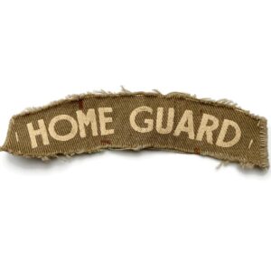 WW2 Home Guard Unit PRINTED Cloth Shoulder Title Badge Flash