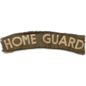 WW2 Home Guard Unit PRINTED Cloth Shoulder Title Badge Flash