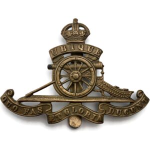 WW1 Royal Artillery Regiment Cap Badge STRENGTHENED SLIDER VERSION