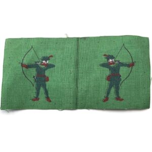 WW2 North Midland District PRINTED Cloth Formation Sign Patch Badge UNCUT PAIR