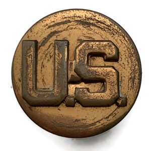 WW2 United States US Army American Infantry Collar Disc Insignia Badge - SCREW BACK