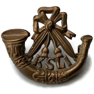Kings Shropshire Light Infantry Regiment KSLI King's Collar Badge