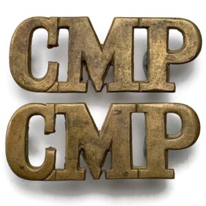 Corps of Military Police CMP Shoulder Title PAIR