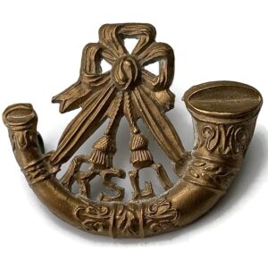 Kings Shropshire Light Infantry Regiment KSLI King's Collar Badge