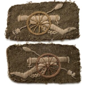 Royal Artillery Regiment Sergeants NCO Arm / Sleeve CLOTH Insignia Rank Badge PAIR