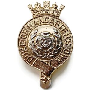 Duke of Lancasters Own Yeomanry Regiment Staybrite Anodised Cap Badge - Staybright