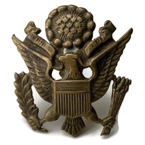 WW2 United States US Army American Infantry Cap Hat Badge