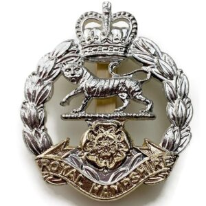 Hampshire Regiment Staybrite Anodised Cap Badge - Staybright