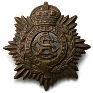 WW1 Army Service Corps ASC Cap Badge - EARLY LUGS VERSION