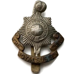 WW1 Royal Sussex Regiment Cap Badge
