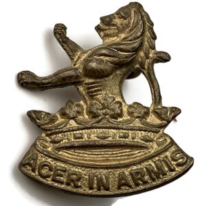 WW1 New Zealand Army 7th Wellington West Coast Rifles Regiment Collar Badge
