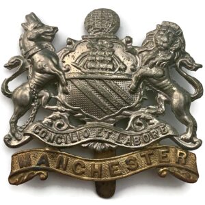 WW1 Manchester Regiment Cap Badge - FIRST PATTERN