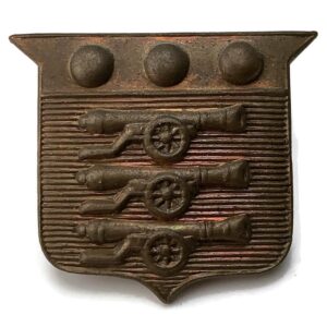 WW1 Army Ordnance Corps AOC Collar Badge