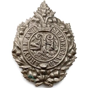 EARLY PATTERN Argyll and Sutherland Highlanders Regiment NON-VOIDED Cap Badge