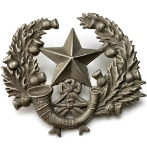 WW2 The Cameronians (Scottish Rifles) Regiment Cap Badge