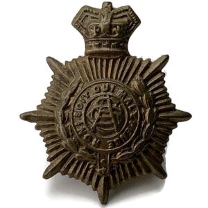 Victorian Army Service Corps ASC Collar Badge - Queen Victoria Crown