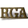 Royal Garrison Artillery RGA Shoulder Title