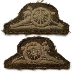 Royal Artillery Regiment Sergeants NCO Arm / Sleeve CLOTH Insignia Rank Badge PAIR