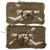 Royal Artillery Regiment Sergeants NCO Arm / Sleeve CLOTH Insignia Rank Badge PAIR