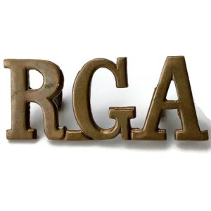 Royal Garrison Artillery RGA Shoulder Title