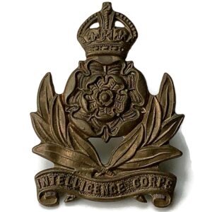 WW2 Intelligence Corps Cap Badge