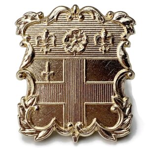 Christs Hospital School Combined Cadet Force CCF Anodised Staybrite Cap Badge - Staybright