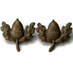 WW1 Cheshire Regiment Collar Badge PAIR