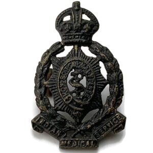 Indian Army Medical Service Corps IAMC India BRONZE Officers Collar Badge