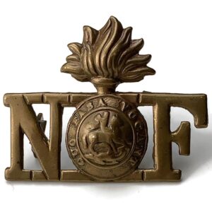 WW1 Northumberland Fusiliers Regiment Shoulder Title