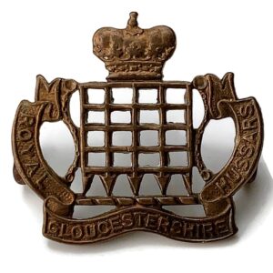 Royal Gloucestershire Hussars Regiment Collar Badge
