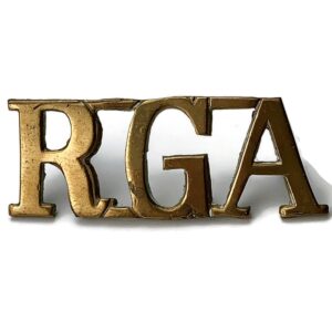 Royal Garrison Artillery RGA Shoulder Title
