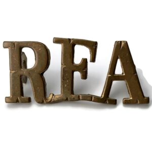WW1 Royal Field Artillery RFA Shoulder Title