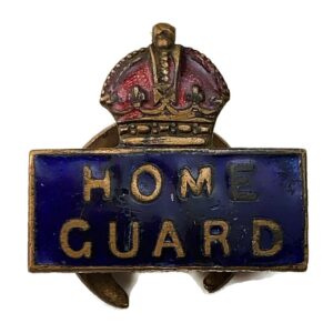 WW2 Home Guard Servicemans Enamel HG Lapel Badge