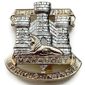 Devonshire and Dorset Staybrite Anodised Cap Badge - Staybright