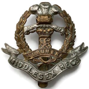 WW1 The Middlesex Regiment Cap Badge