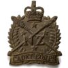 New Zealand Army Cadet Corps Cap Badge - Queens Crown