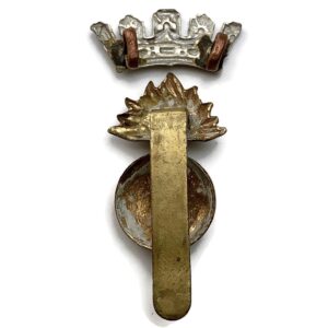 WW2 Royal Irish Fusiliers RIF Regiment Cap Badge - DUAL CONSTRUCTION