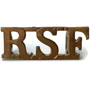 Royal Scots Fusiliers Regiment (RSF Scottish) Shoulder Title