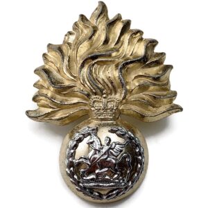 The Fusiliers Brigade Regiment Staybrite Anodised Cap Badge - Staybright