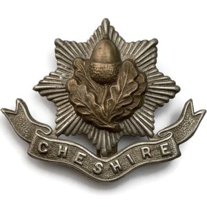 WW1 Cheshire Regiment Cap Badge - FIRST PATTERN