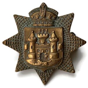EDWARDIAN East Surrey Regiment Collar Badge