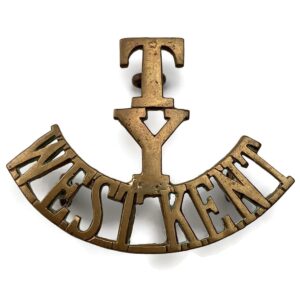 WW1 Queens Own West Kent Yeomanry Regiment Shoulder Title