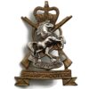 Kent and City of London Yeomanry Sharpshooters NCOs Arm / Cap Badge - Queens Crown