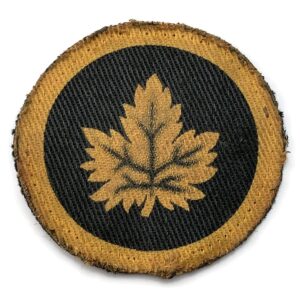 Canadian Military Headquarters London PRINTED Cloth Formation Sign Patch Badge