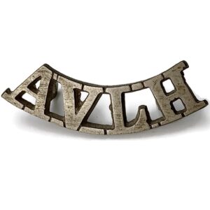 Assam Valley Light Horse AVLH Regiment British Indian Army Shoulder Title