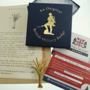 Welsh Guards Regiment Cap Badge in Presentation & Gift Box