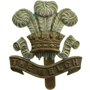 WW2 Welch Regiment (Welsh) Cap Badge
